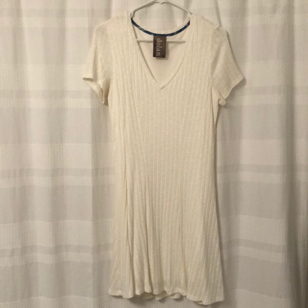 Anthropologie White Dress